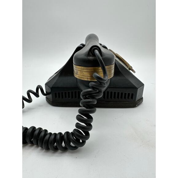 Antique Phone 1930s Automatic Electric Monophone Black Rotary Telephone Box RARE - Picture 15 of 16